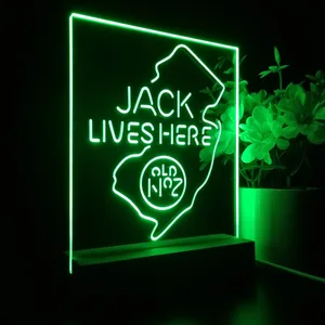 Jack Daniel's Jack Lives Here New Jersey LED Desk Light