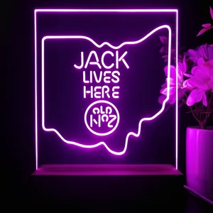 Jack Daniel's Jack Lives Here Ohio LED Desk Light