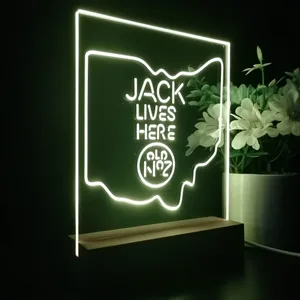 Jack Daniel's Jack Lives Here Ohio LED Desk Light