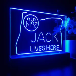 Jack Daniel's Jack Lives Here Oregon LED Desk Light