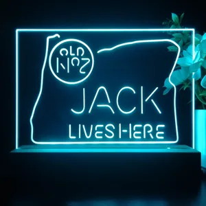 Jack Daniel's Jack Lives Here Oregon LED Desk Light