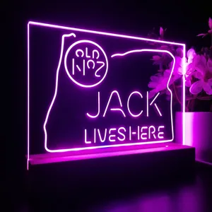 Jack Daniel's Jack Lives Here Oregon LED Desk Light