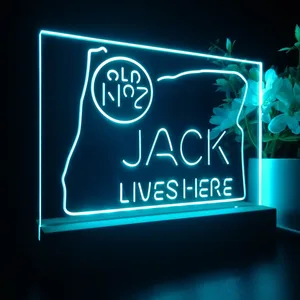 Jack Daniel's Jack Lives Here Oregon LED Desk Light