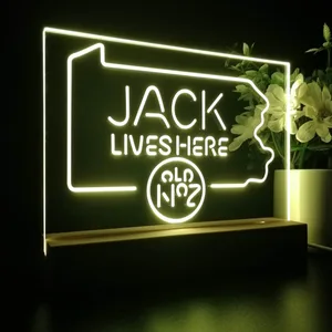 Jack Daniel's Jack Lives Here Pennsylvania LED Desk Light