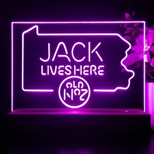 Jack Daniel's Jack Lives Here Pennsylvania LED Desk Light