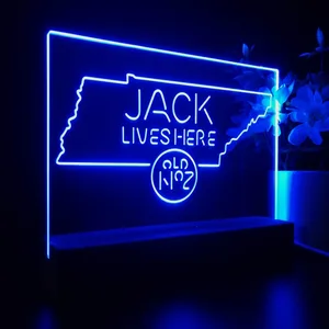 Jack Daniel's Jack Lives Here Tennessee LED Desk Light