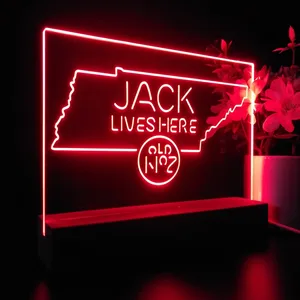 Jack Daniel's Jack Lives Here Tennessee LED Desk Light
