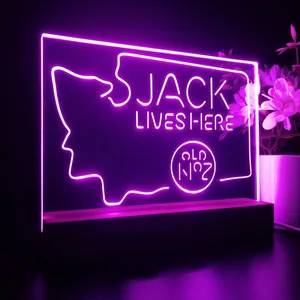 Jack Daniel's Jack Lives Here Washington LED Desk Light