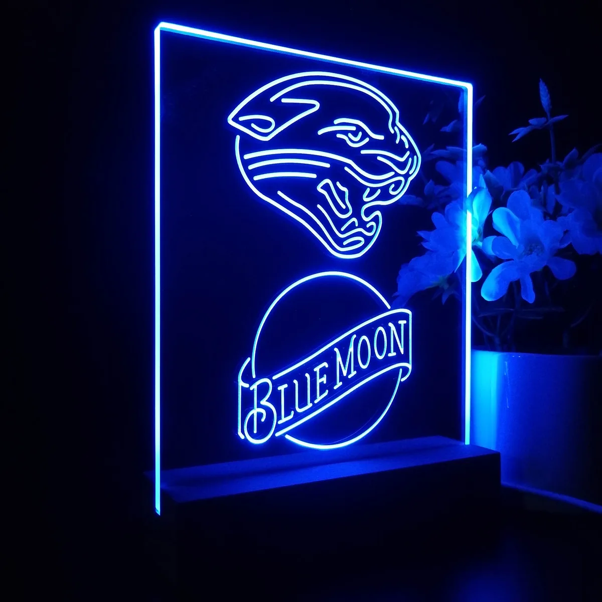 Jacksonville Jaguars Blue Moon LED Desk Light