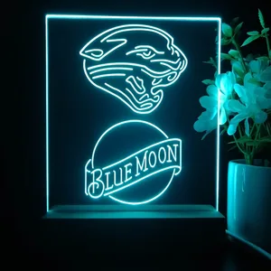 Jacksonville Jaguars Blue Moon LED Desk Light