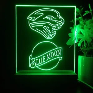 Jacksonville Jaguars Blue Moon LED Desk Light