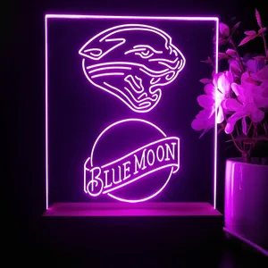 Jacksonville Jaguars Blue Moon LED Desk Light