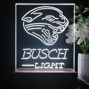 Jacksonville Jaguars Busch Light LED Desk Light
