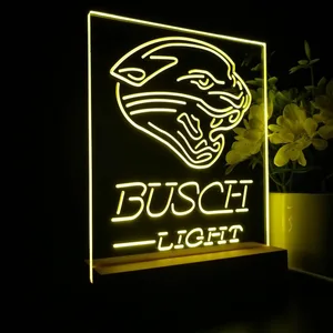 Jacksonville Jaguars Busch Light LED Desk Light
