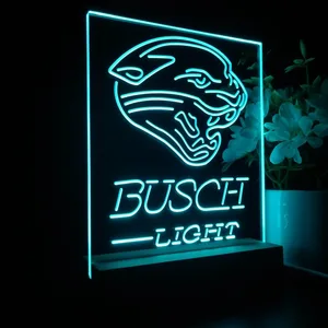 Jacksonville Jaguars Busch Light LED Desk Light