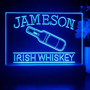 Jameson Irish Whiskey Bottle LED Desk Light