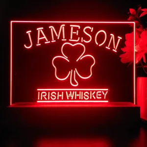 Jameson Irish Whiskey Leaf 1 LED Desk Light