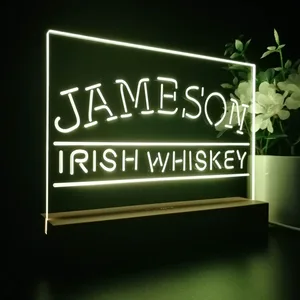 Jameson Irish Whiskey Logo 1 LED Desk Light