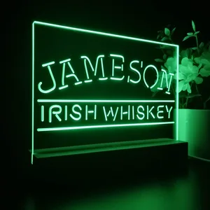 Jameson Irish Whiskey Logo 1 LED Desk Light