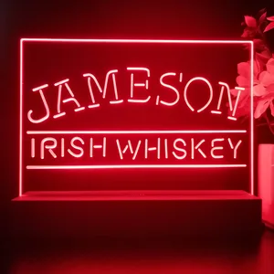 Jameson Irish Whiskey Logo 1 LED Desk Light
