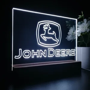 John Deere Logo 2 LED Desk Light
