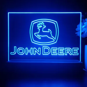 John Deere Logo 2 LED Desk Light