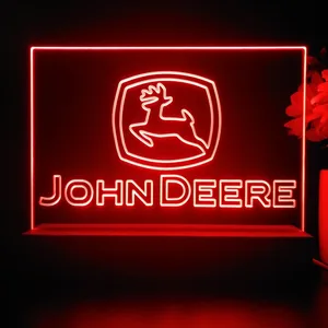 John Deere Logo 2 LED Desk Light