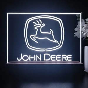 John Deere Logo LED Desk Light