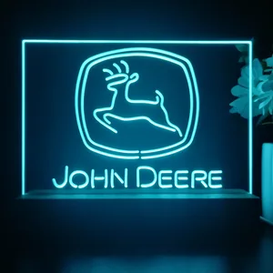 John Deere Logo LED Desk Light