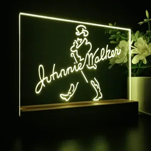 Johnnie Walker Logo 1 LED Desk Light