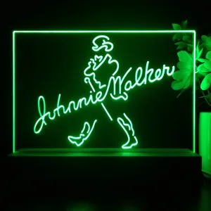 Johnnie Walker Logo 1 LED Desk Light