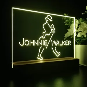Johnnie Walker Logo 2 LED Desk Light
