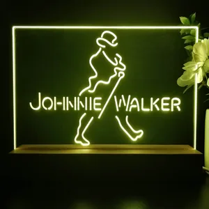 Johnnie Walker Logo 2 LED Desk Light