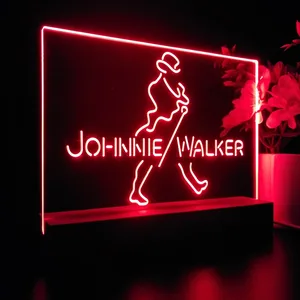 Johnnie Walker Logo 2 LED Desk Light