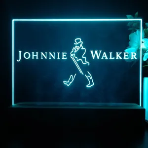Johnnie Walker Logo Capital LED Desk Light