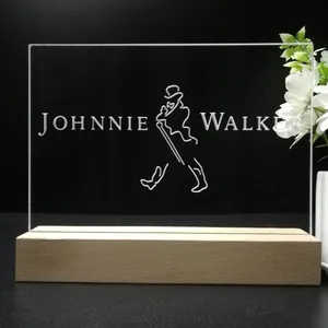 Johnnie Walker Logo Capital LED Desk Light