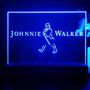 Johnnie Walker Logo Capital LED Desk Light