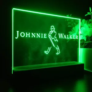 Johnnie Walker Logo Capital LED Desk Light