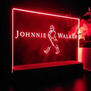 Johnnie Walker Logo Capital LED Desk Light