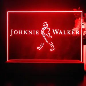 Johnnie Walker Logo Capital LED Desk Light