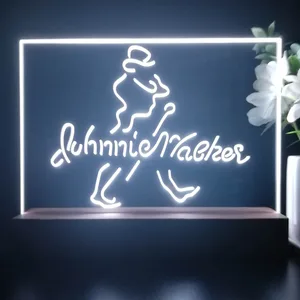 Johnnie Walker Logo Cursive LED Desk Light