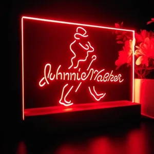 Johnnie Walker Logo Cursive LED Desk Light