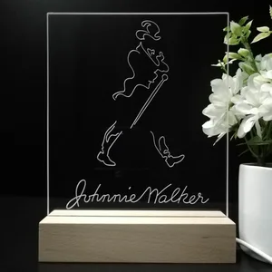 Johnnie Walker Logo LED Desk Light