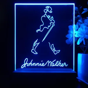 Johnnie Walker Logo LED Desk Light