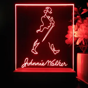 Johnnie Walker Logo LED Desk Light