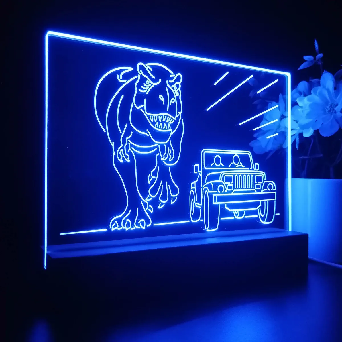 Jurassic Park Jeep Chase LED Desk Light