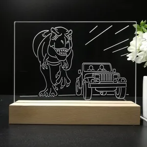 Jurassic Park Jeep Chase LED Desk Light