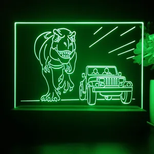 Jurassic Park Jeep Chase LED Desk Light