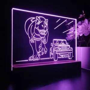 Jurassic Park Jeep Chase LED Desk Light