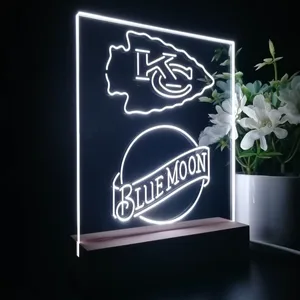 Kansas City Chiefs Blue Moon LED Desk Light